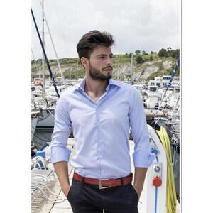 Taccaliti Blue Italian Dress Shirt – Made in Italy